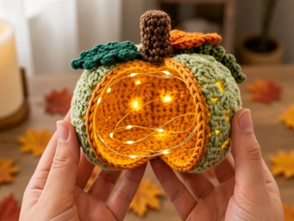 Ember the Lantern Pumpkin Amigurumi Pattern