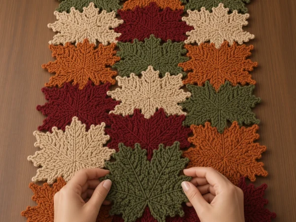 Autumn Maple Leaf Table Runner