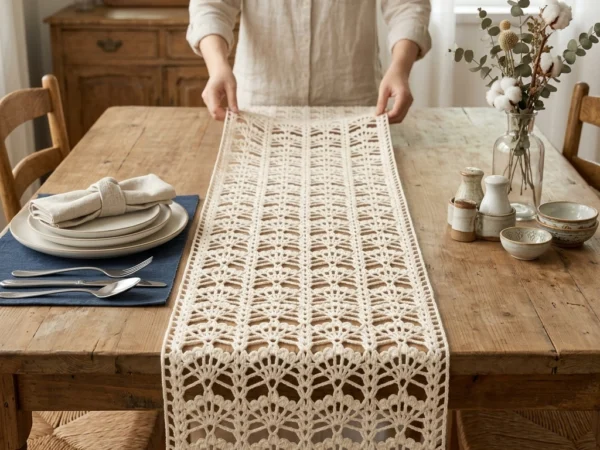 Classic Shell Lace Table Runner Crochet Pattern